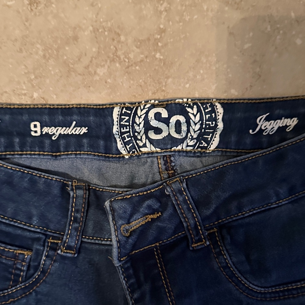 SO Women's Blue Jeggings